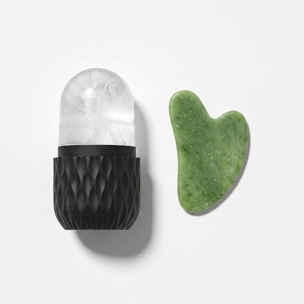 Face Sculpt Duo — Ice Roller + Gua Sha Bundle
