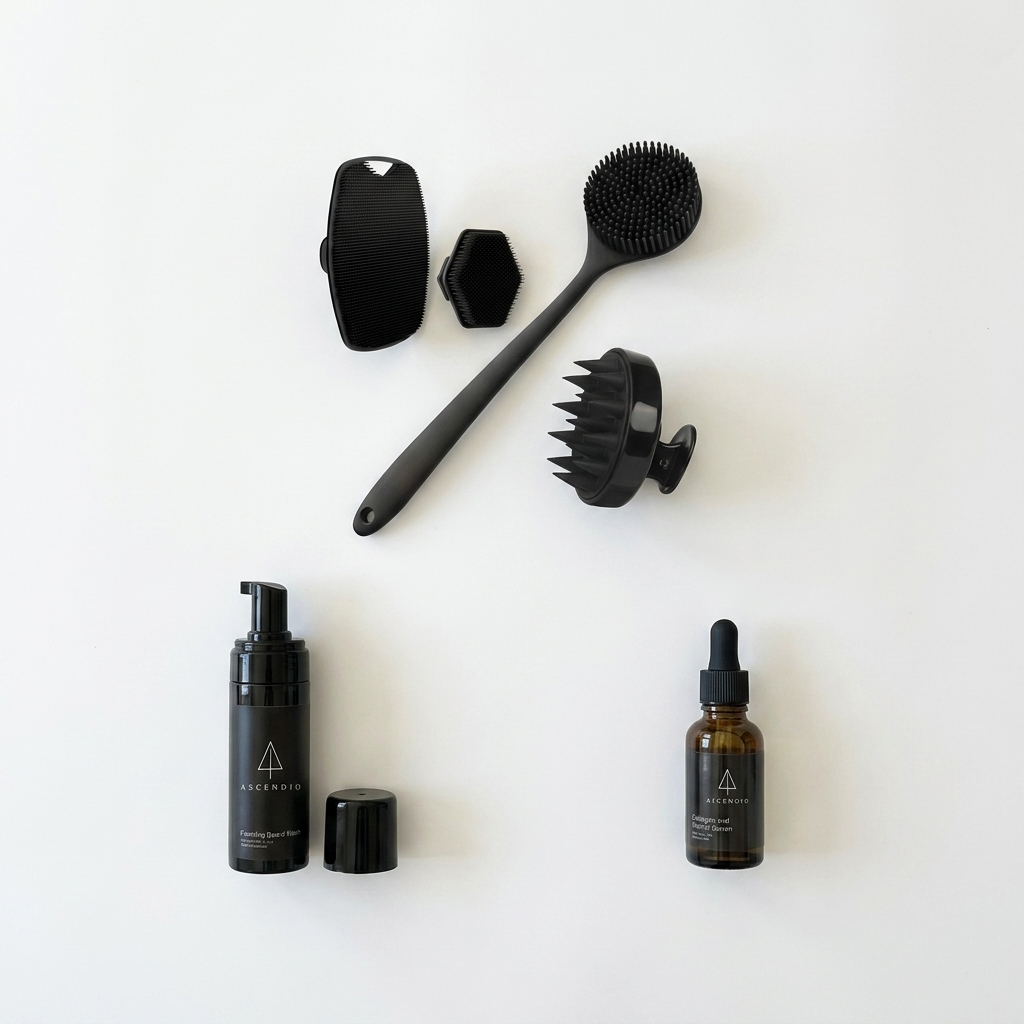 Triple Kit — Grooming Kit + Beard Wash + Retinol Serum